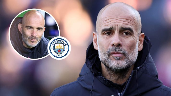 Chelsea boss Enzo Maresca and Man City manager Pep Guardiola
