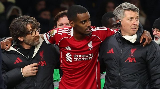 Liverpool striker Alexander Isak