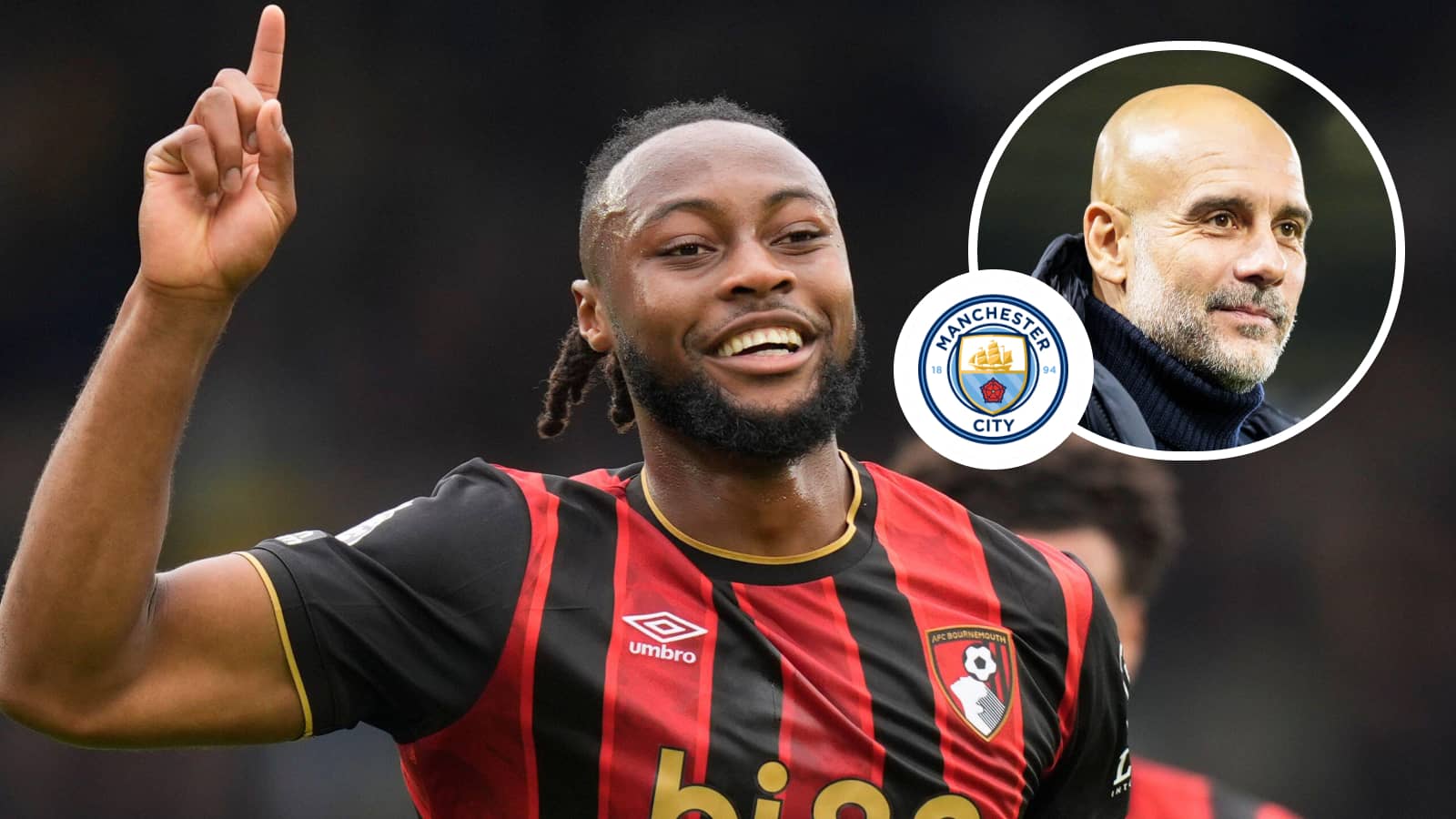 Antoine Semenyo, the Man City badge and Pep Guardiola