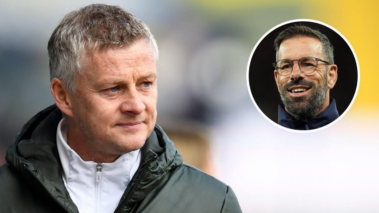 Man Utd candidates Ole Gunnar Solskjaer and Ruud van Nistelrooy