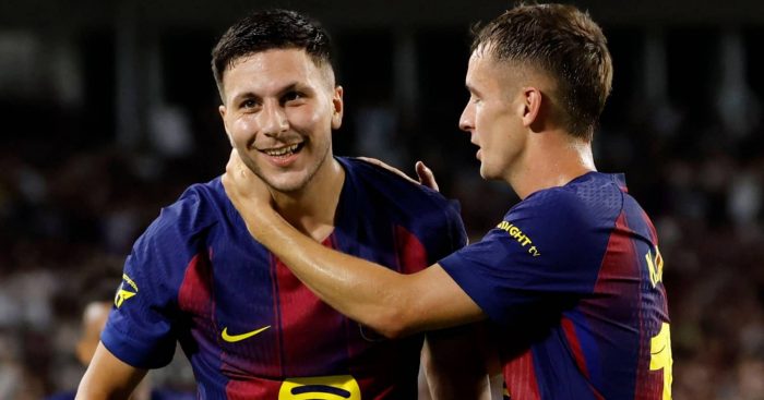Barcelona duo Roony Bardghji and Marc Casado
