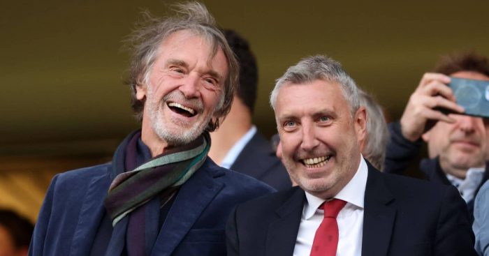 Man Utd chiefs Sir Jim Ratcliffe and Jason Wilcox