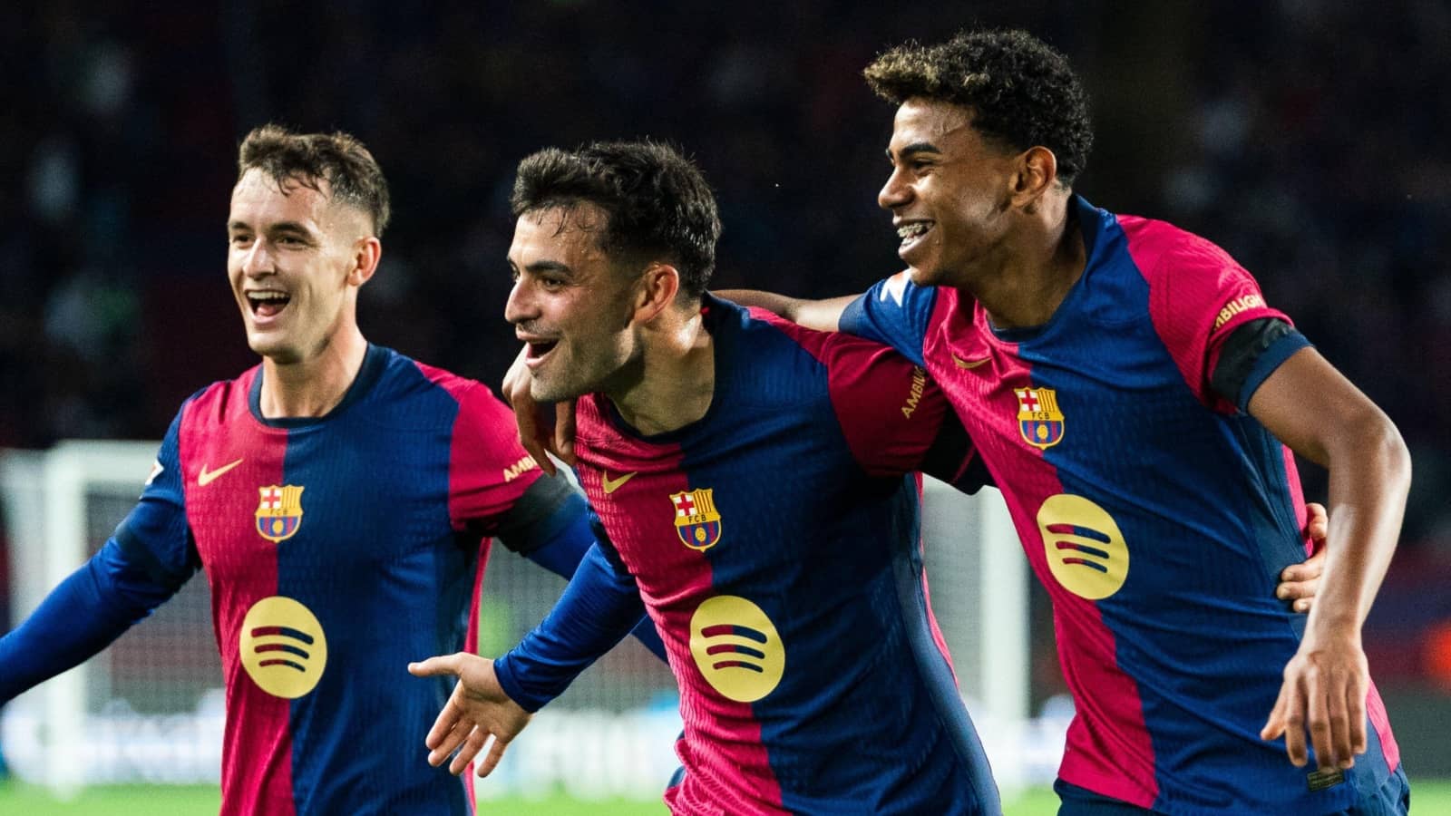 Barcelona trio Marc Casado, Pedri and Lamine Yamal