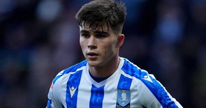Man Utd left-back Harry Amass during a previous loan spell with Sheffield Wednesday
