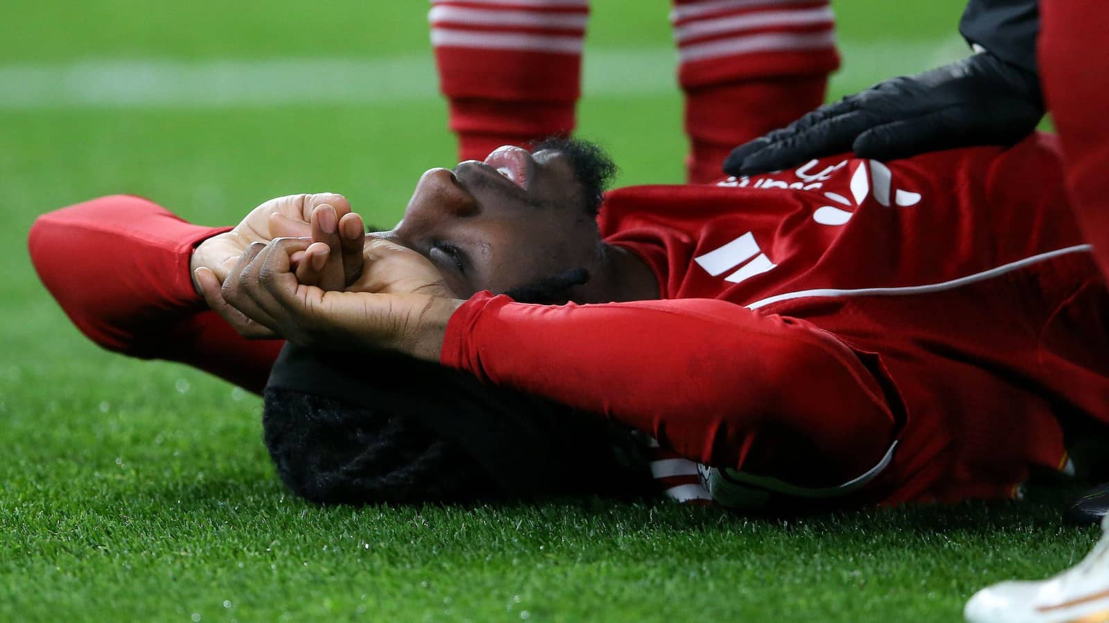Liverpool right-back Jeremie Frimpong