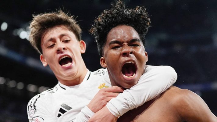 Real Madrid attackers Arda Guler and Endrick