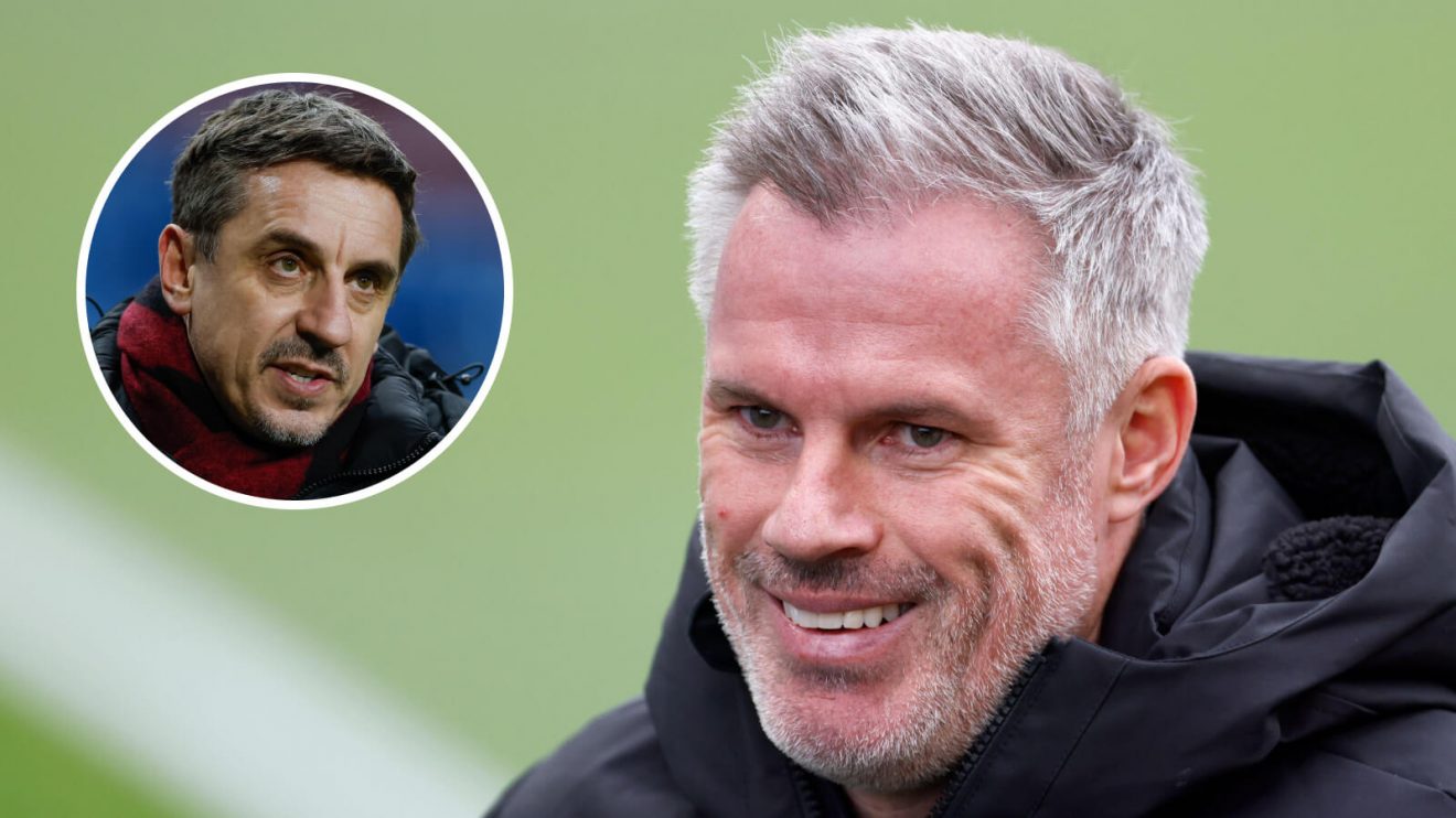 Pundits Jamie Carragher and Gary Neville