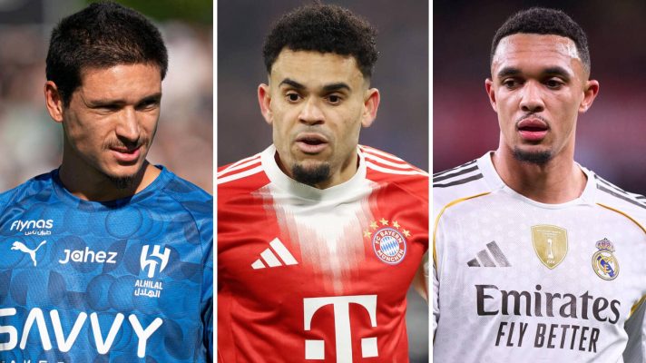 Darwin Nunez at Al Hilal, Luis Diaz at Bayern Munich and Trent Alexander-Arnold at Real Madrid