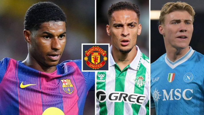 Marcus Rashford at Barcelona, Antony at Real Betis and Rasmus Hojlund at Napoli