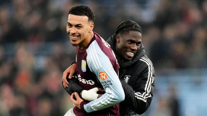 Morgan Rogers and Amadou Onana, Aston Villa