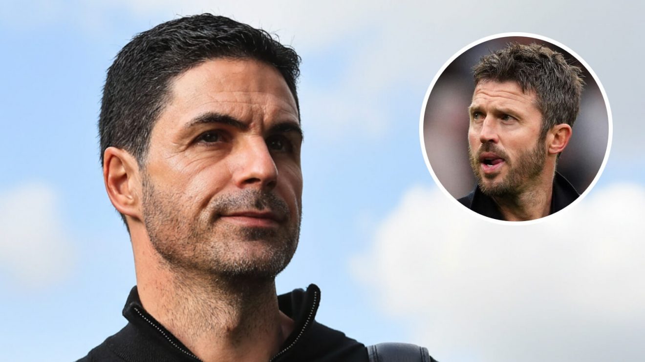 Arsenal manager Mikel Arteta and Man Utd manager Michael Carrick