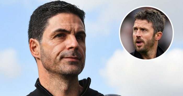 Arsenal manager Mikel Arteta and Man Utd manager Michael Carrick