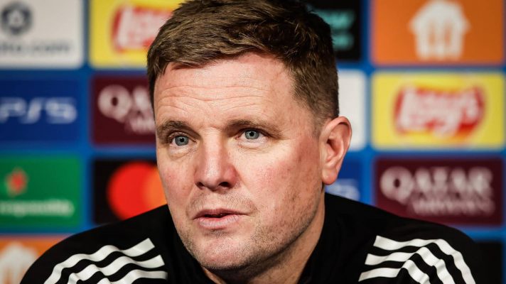 Newcastle manager Eddie Howe
