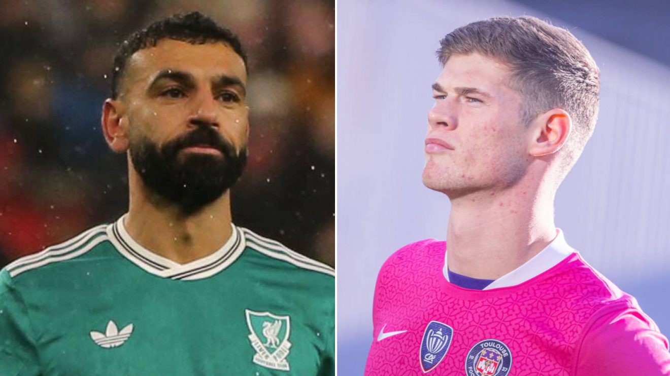 Liverpool star Mo Salah and Toulouse defender Charlie Cresswell