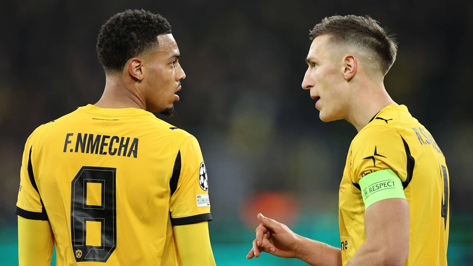 Dortmund duo Felix Nmecha and Nico Schlotterbeck