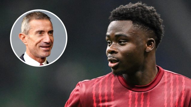 Andrea Berta and Bukayo Saka, Arsenal
