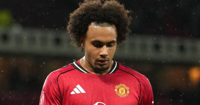 Manchester United forward Joshua Zirkzee