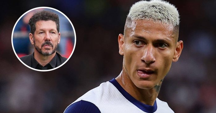 Richarlison, and Diego Simeone inset
