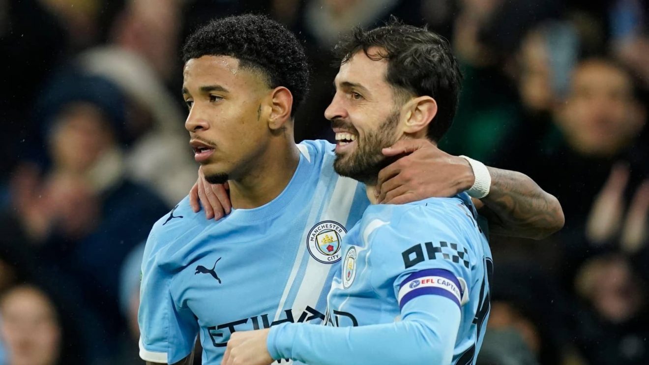 Savinho and Bernardo Silva, Man City