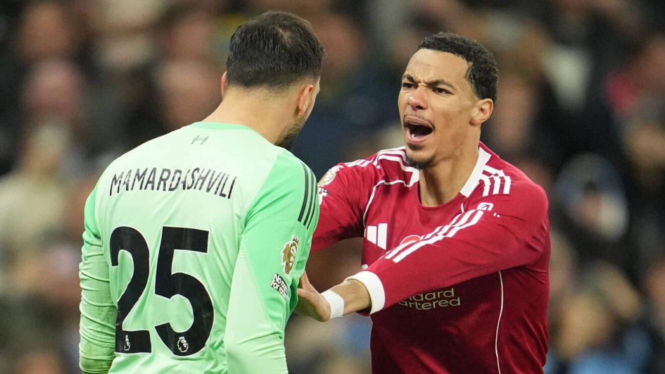Liverpool stars Giorgi Mamardashvili and Hugo Ekitike