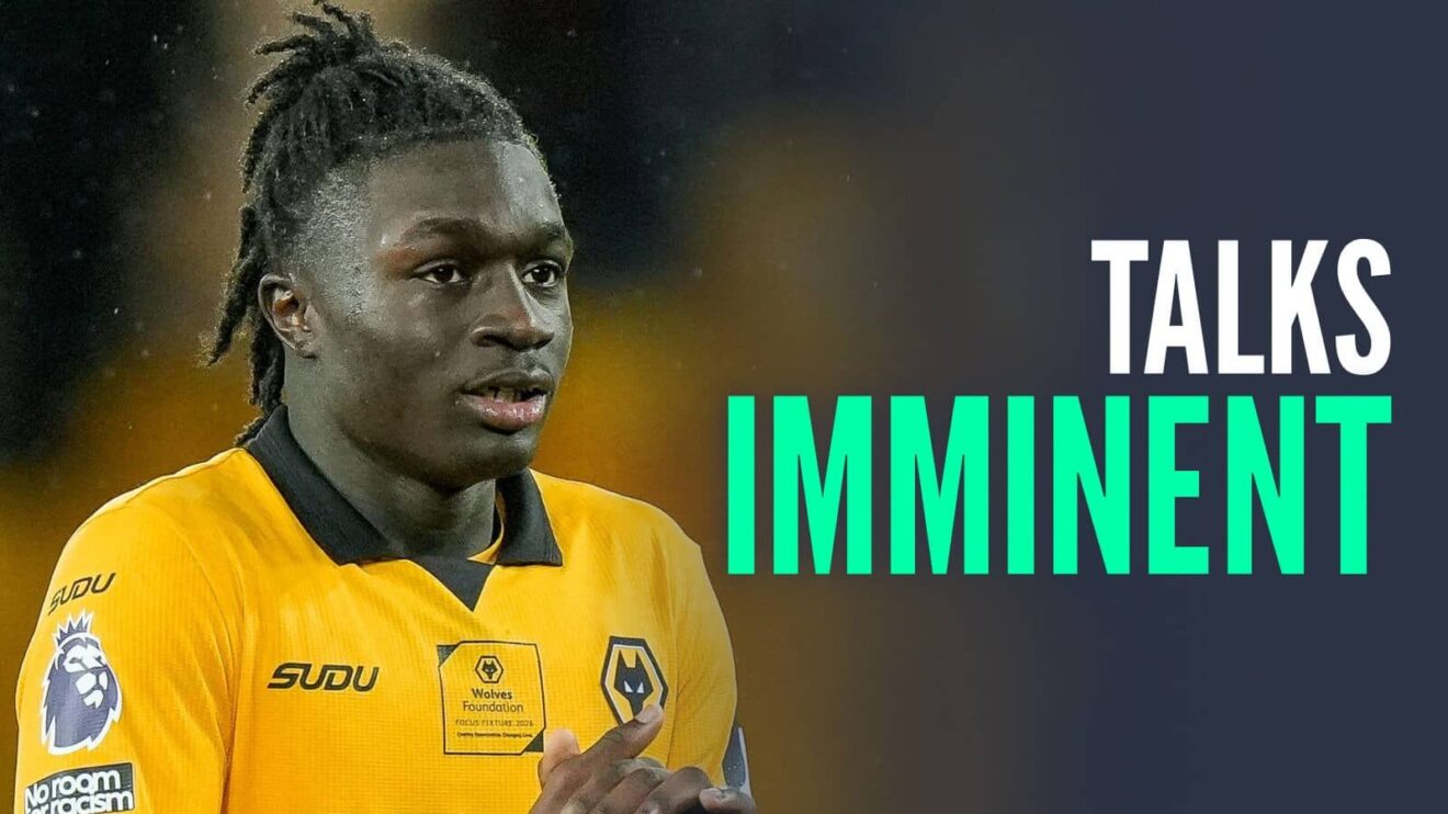 Wolves star Mateus Mane, with caption: Talks imminent