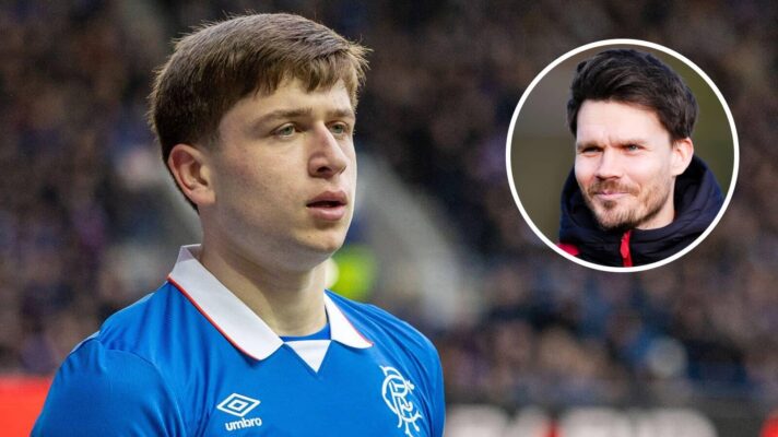 Tottenham loanee Mikey Moore and Rangers boss Danny Rohl