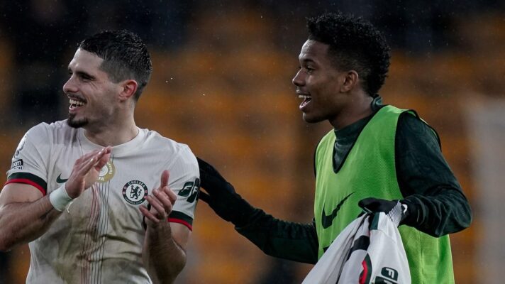 Pedro Neto and Estevao Willian.