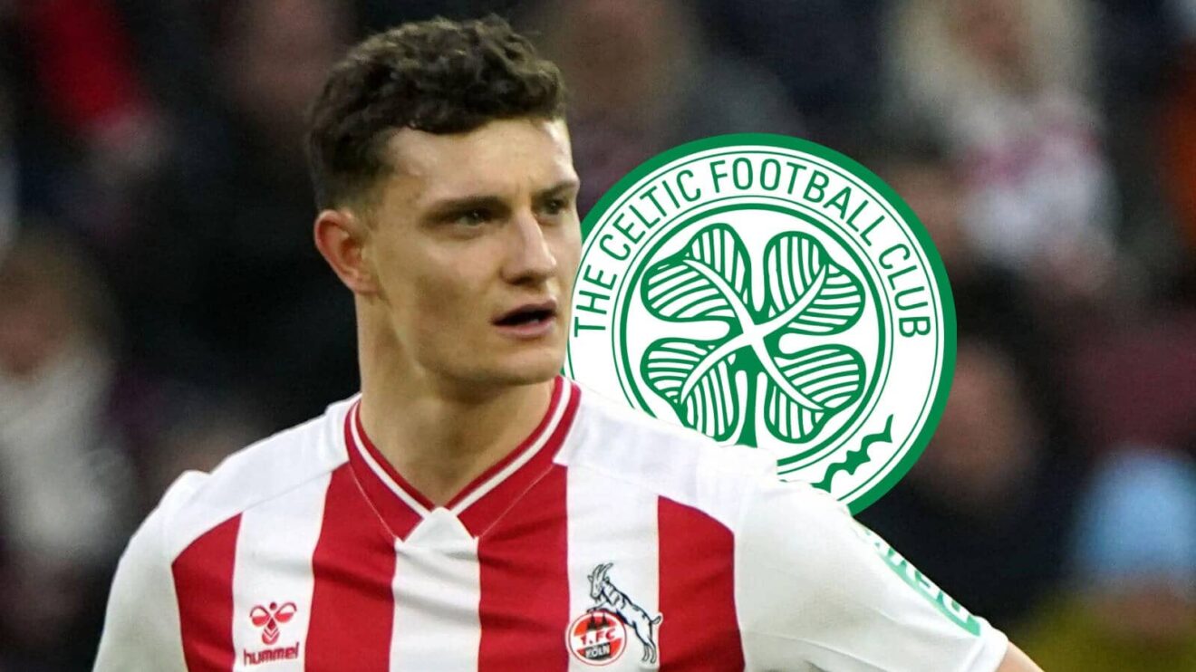 Eric Martel with Celtic badge