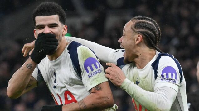 Tottenham stars Dominic Solanke and Xavi Simons