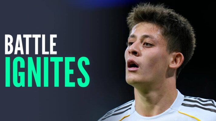 Real Madrid star Arda Guler, with caption: Battle ignites