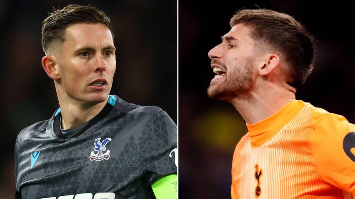 Crystal Palace star Dean Henderson and Tottenham keeper Guglielmo Vicario