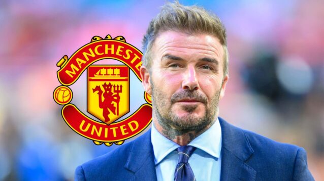 David Beckham on Manchester United.