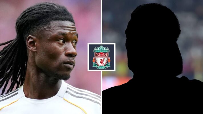 Eduardo Camavinga and a mystery Liverpool player.