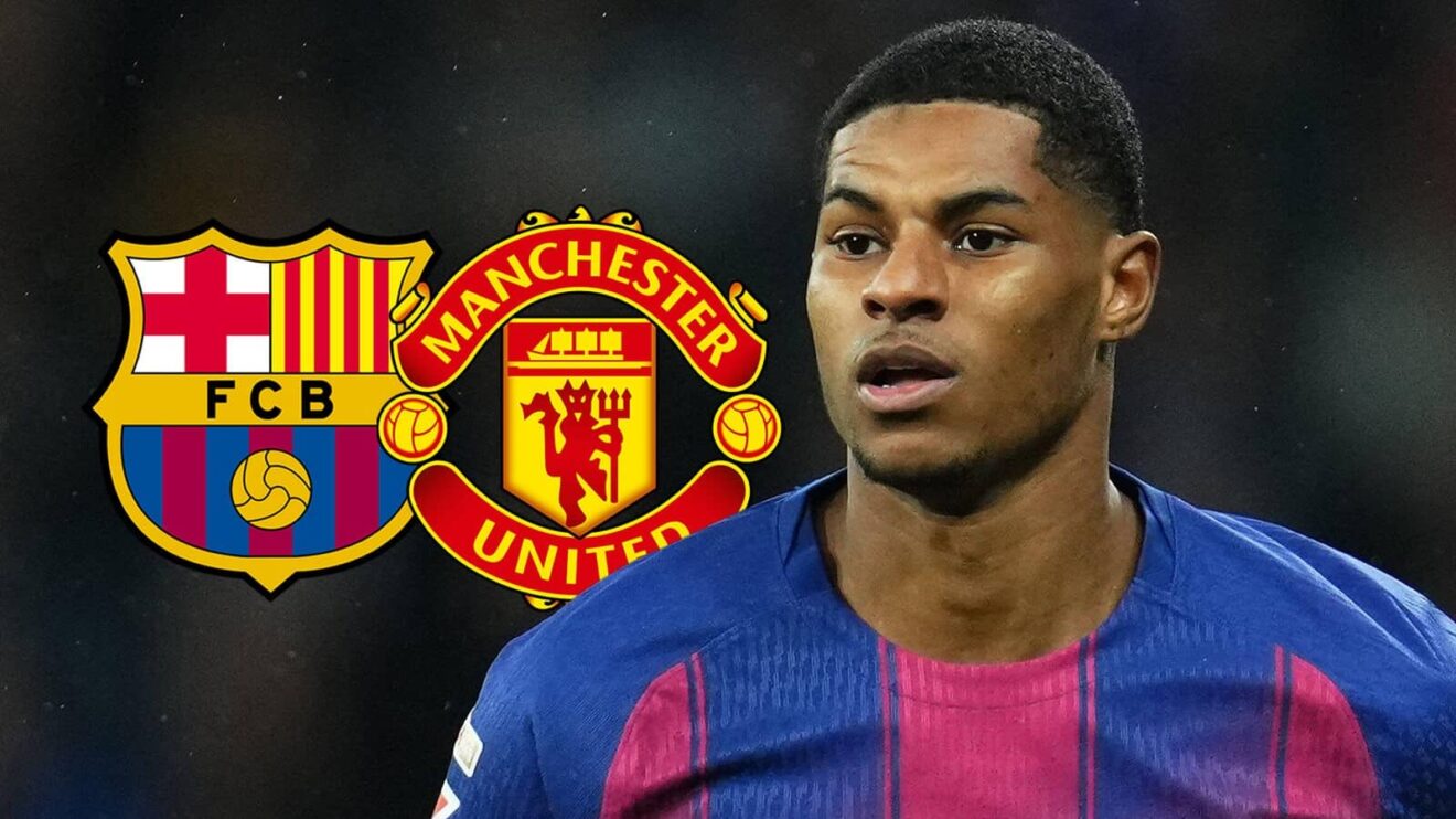 Man Utd star Marcus Rashford on loan at Barcelona