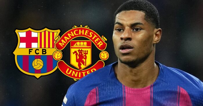 Man Utd star Marcus Rashford on loan at Barcelona