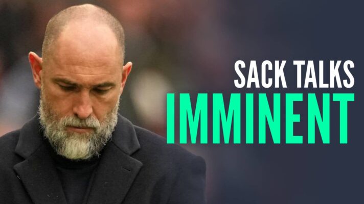 Tottenham interim manager Igor Tudor, with caption: Sack talks imminent
