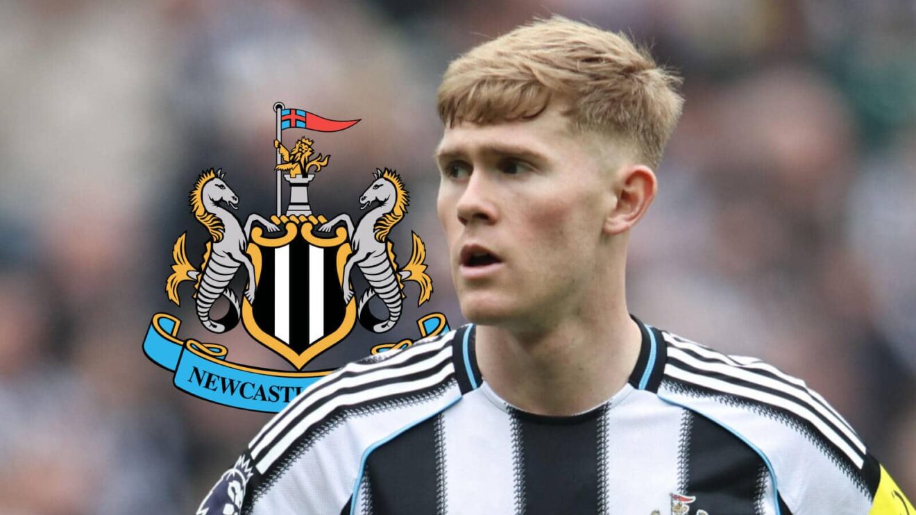 Newcastle star Lewis Hall