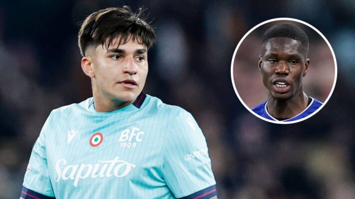 Bologna star Santiago Castro and Everton forward Thierno Barry