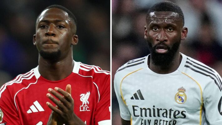 Liverpool star Ibrahima Konate and Real Madrid defender Antonio Rudiger