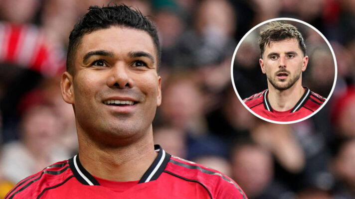 Man Utd stars Casemiro and Mason Mount