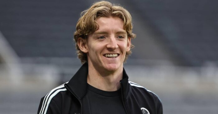 Newcastle United winger Anthony Gordon - copyright TEAMtalk