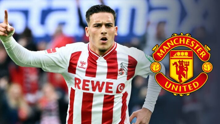 Said El Mala FC Cologne with Man Utd badge