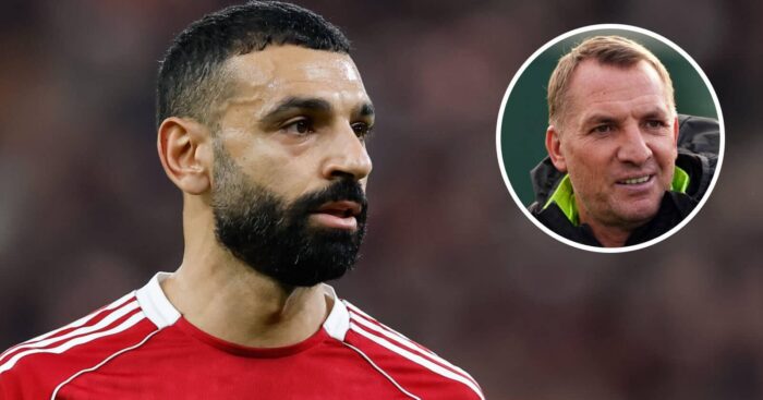 Departing Liverpool star Mohamed and, inset, Al-Qadsiah boss Brendan Rodgers