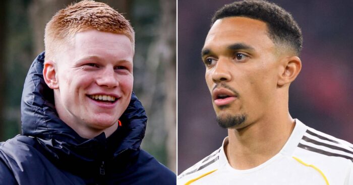 AZ Alkmaar star Kees Smit and Real Madrid right-back Trent Alexander-Arnold