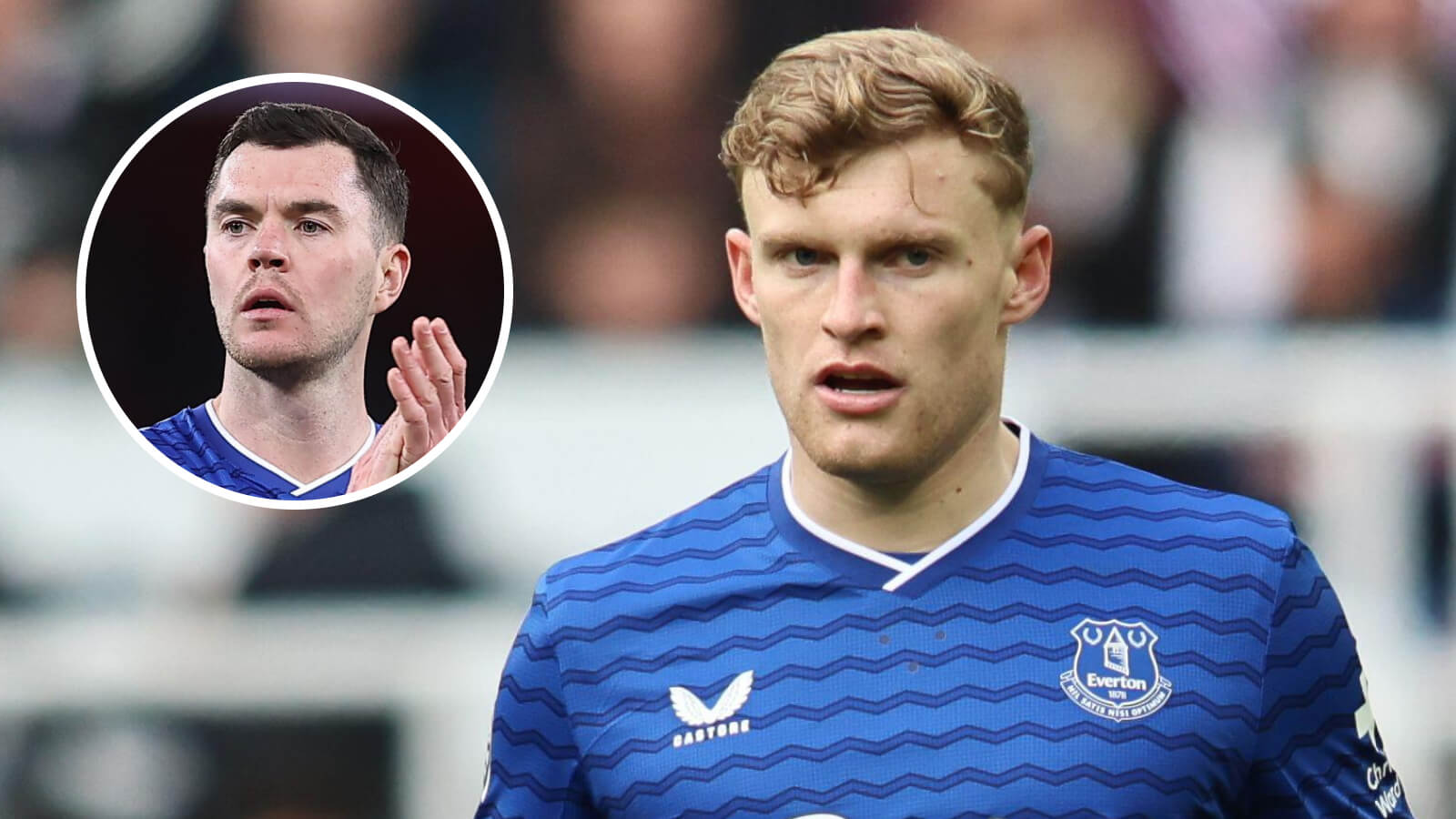 Everton duo Jarrad Branthwaite and Michael Keane