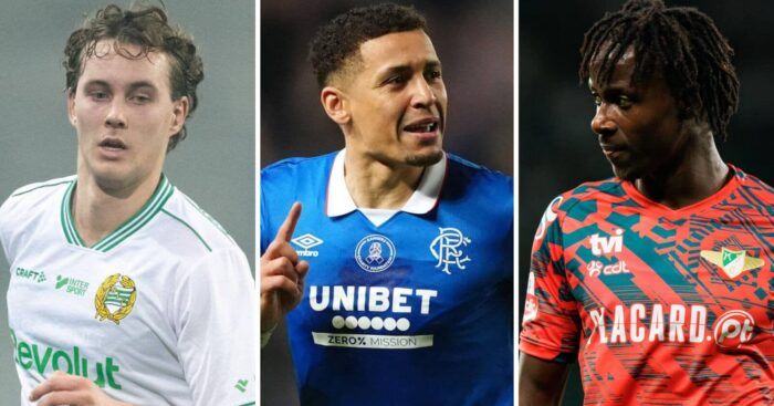 Hampus Skoglund, James Tavernier and Gilberto Batista