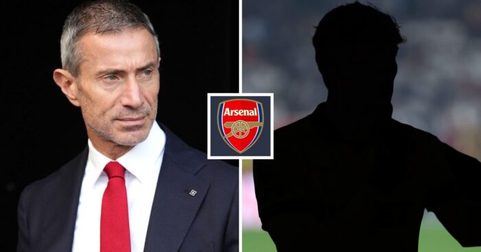 Andrea Berta working on an Arsenal signing.