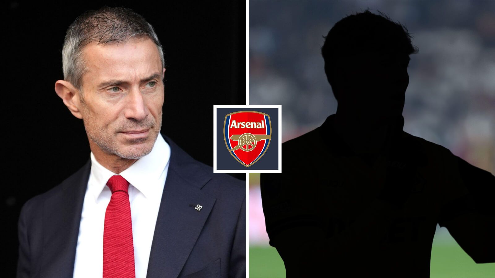 Andrea Berta working on an Arsenal signing.