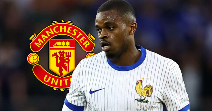 France international Pierre Kalulu, Man Utd badge