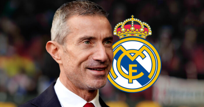 Arsenal sporting director Andrea Berta, Real Madrid badge